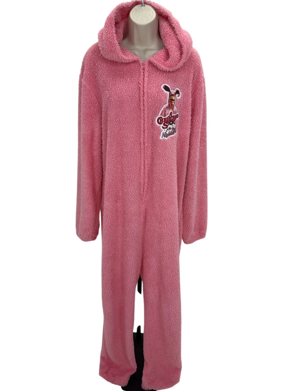 A Christmas Story Bunny Suit for Ralphie Large Pink